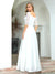 Elegant Floor Length A-Line Wedding Dress