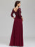 Patty V Neck A-Line Sequin Bridesmaids Dress