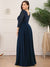 Patty V Neck A-Line Sequin Bridesmaids Dress