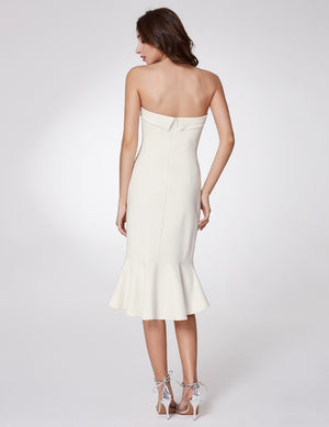 Fashion Strapless Cocktail Dress