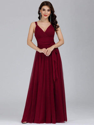 Nikki Sleeveless Tulle Bridesmaid/Evening Dress