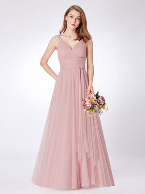 Nikki Sleeveless Tulle Bridesmaid Dress