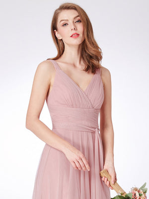 Nikki Sleeveless Tulle Bridesmaid Dress