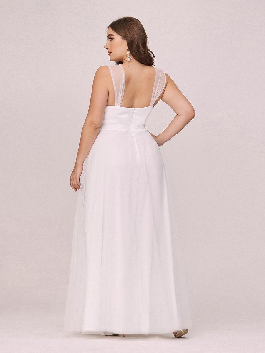 Nikki Sleeveless Tulle Wedding Dress