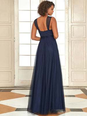 Nikki Sleeveless Tulle Bridesmaid/Ball/Evening Dress