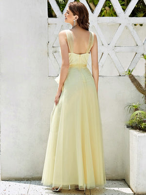 Nikki Sleeveless Tulle Bridesmaid Dress