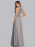 Empire Waist Sleeveless A Line Bridesmaids Dress