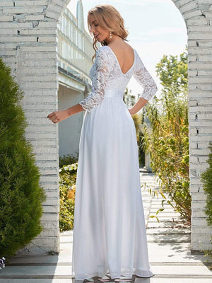 Dawn Lace & Chiffon Wedding Dress