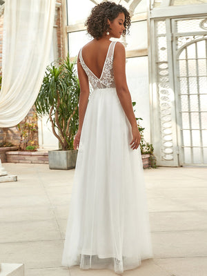 Polly Sleeveless Tulle Wedding Dress