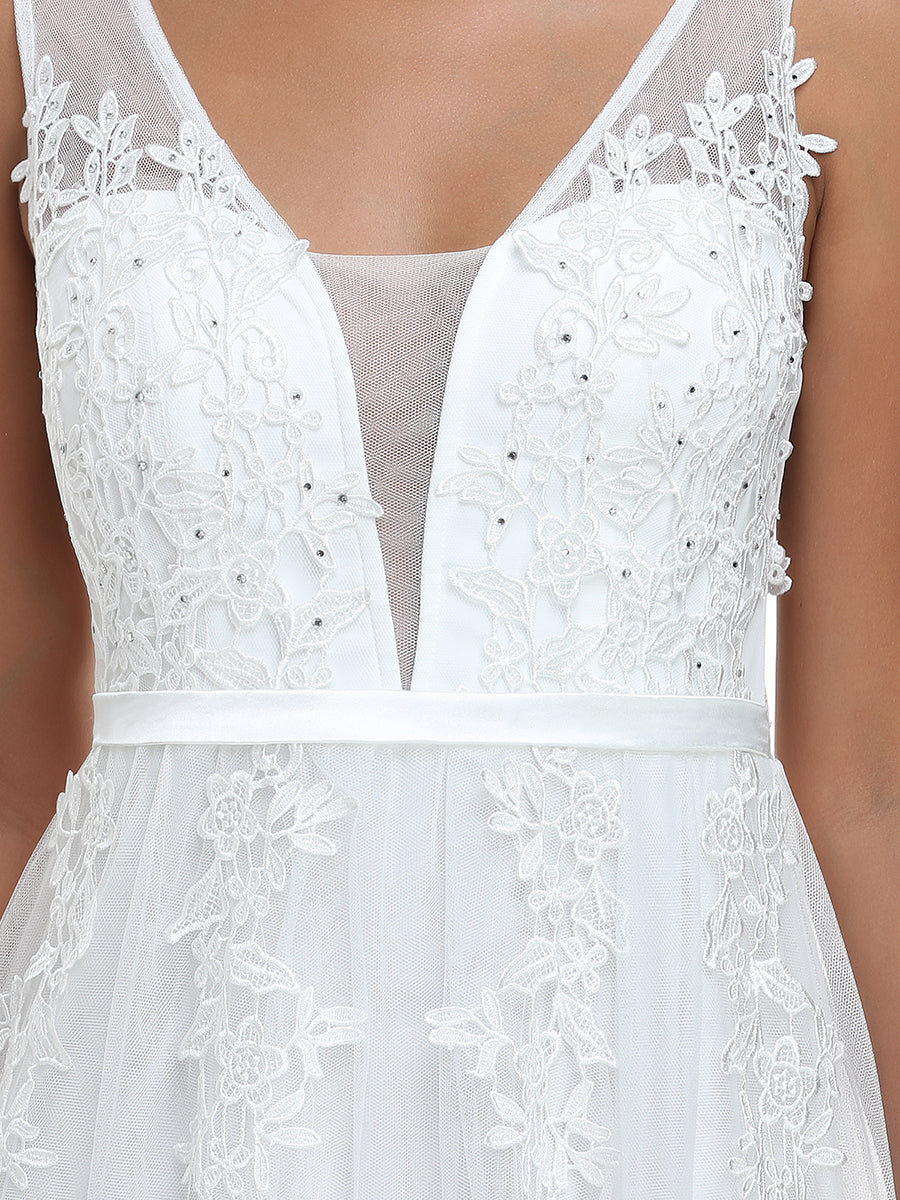 Polly Sleeveless Tulle Wedding Dress