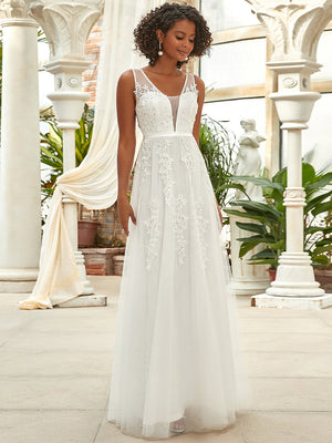 Polly Sleeveless Tulle Wedding Dress