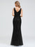 Lily Fishtail Sequin Evening Dress