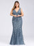 Lily Fishtail Sequin Evening Dress