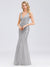 Lily Fishtail Sequin Evening Dress