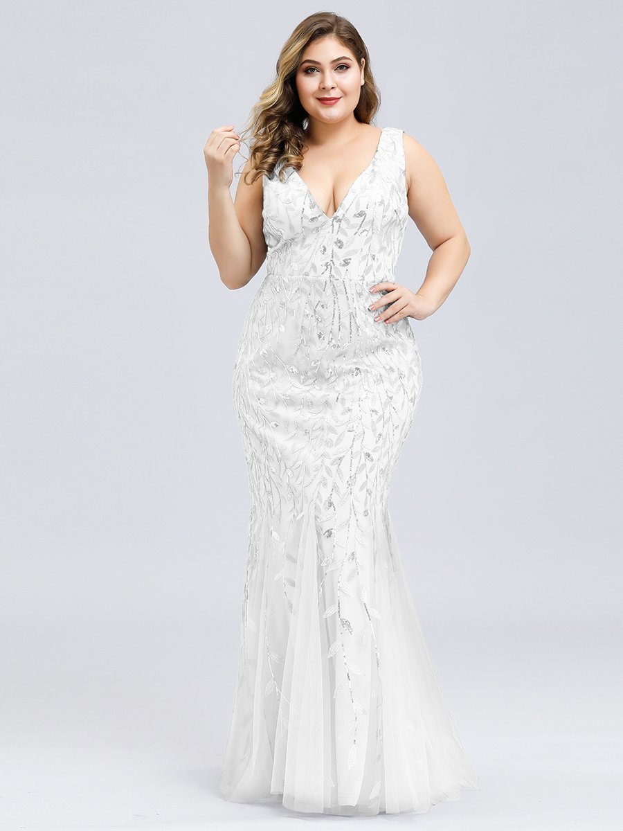 Lily Fishtail Sequin Evening Dress