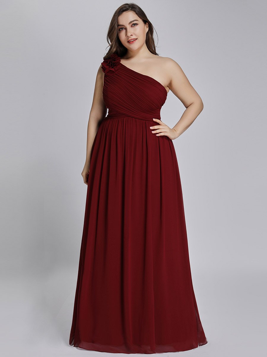 Sadie One Shoulder Floral Bridesmaids Dress