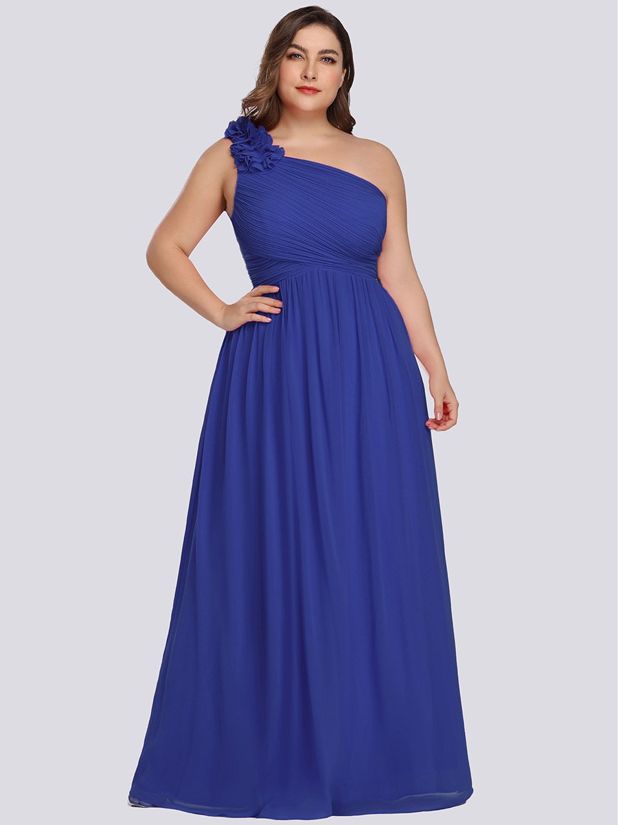 Sadie One Shoulder Floral Bridesmaids Dress