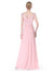 Women's Elegant V-neck Long Bridesmaids Dress