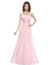 Sheer Sleeve Bridesmaids Dress