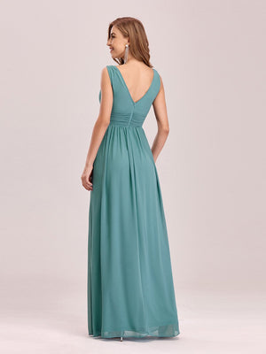 Emma Double V-Neck Bridesmaids Dress