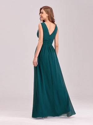 Emma Double V-Neck Bridesmaids Dress