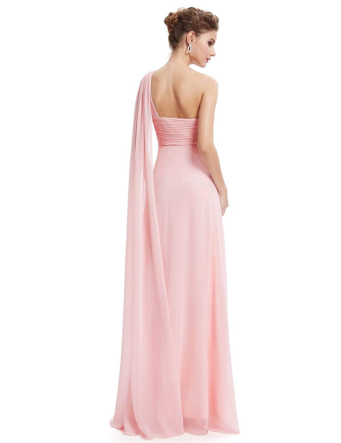 Serenity One Shoulder Chiffon Bridesmaids Dress