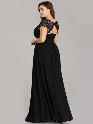 Shirley Lacey Neckline Bridesmaids Dress