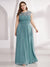 Shirley Lacey Neckline Bridesmaids Dress