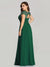 Shirley Lacey Neckline Bridesmaids Dress