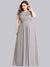 Shirley Lacey Neckline Bridesmaids Dress