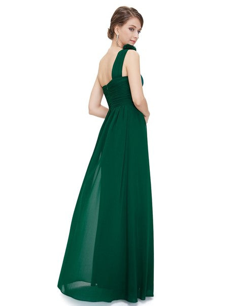 Sadie One Shoulder Floral Bridesmaids Dress