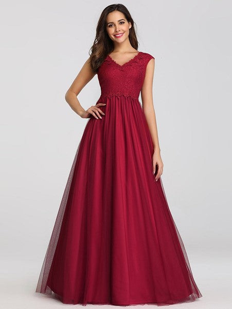 Floor Length Lace Dress