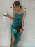 Satin Split High Cami Dress