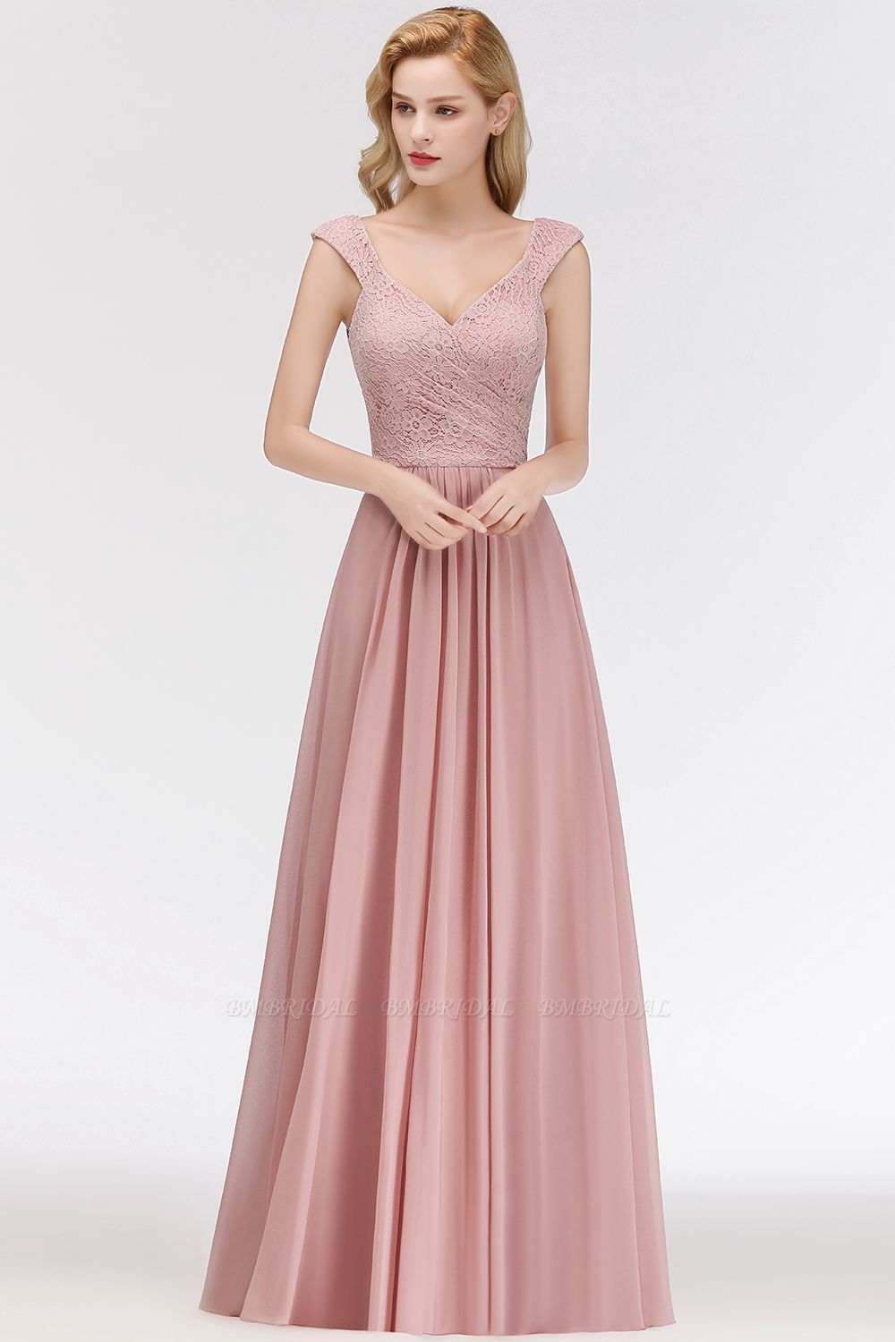Elegant Lace Sweetheart Bridesmaid Dress