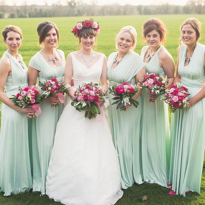 Mint Green Maxi Infinity Dress