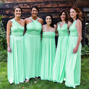 Apple Green Maxi Infinity Dress