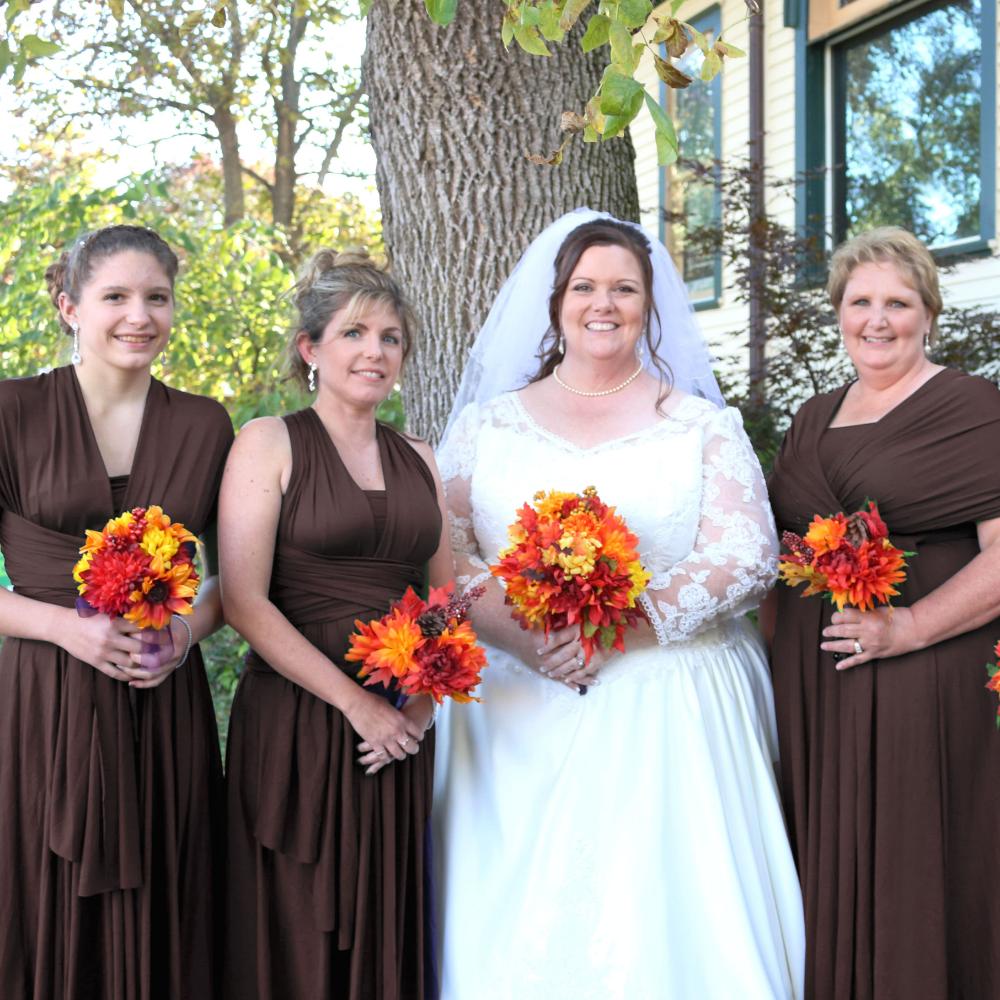 Chocolate Maxi Infinity Dress