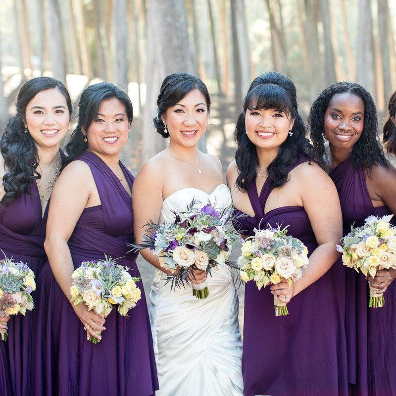 Grape Maxi Infinity Dress