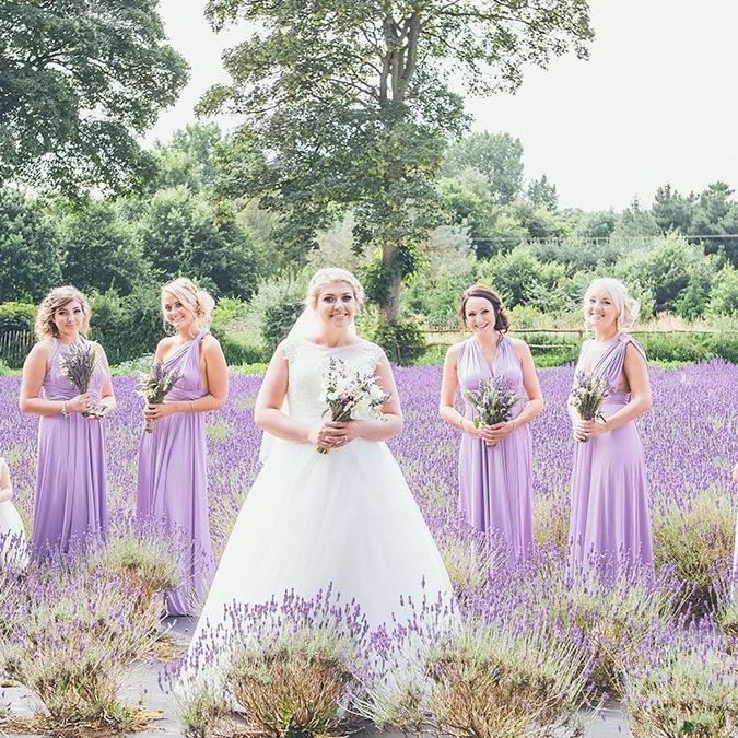 Lilac Maxi Infinity Dress