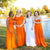 Orange Maxi Infinity Dress