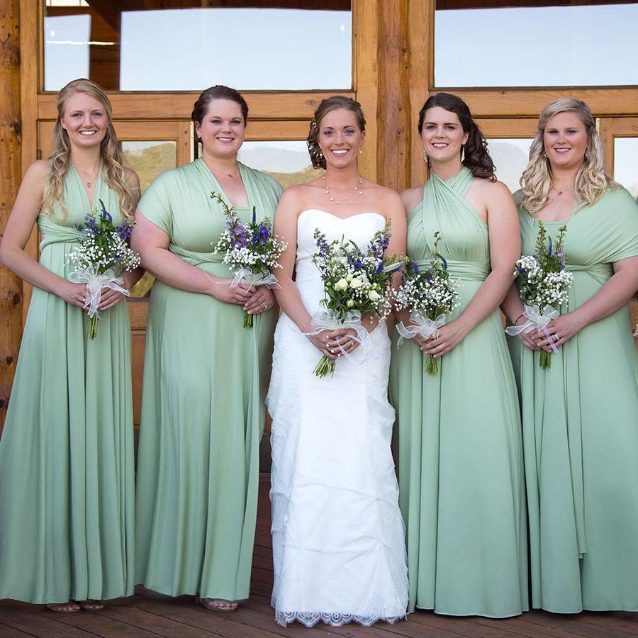 Sage Green Maxi Infinity Dress