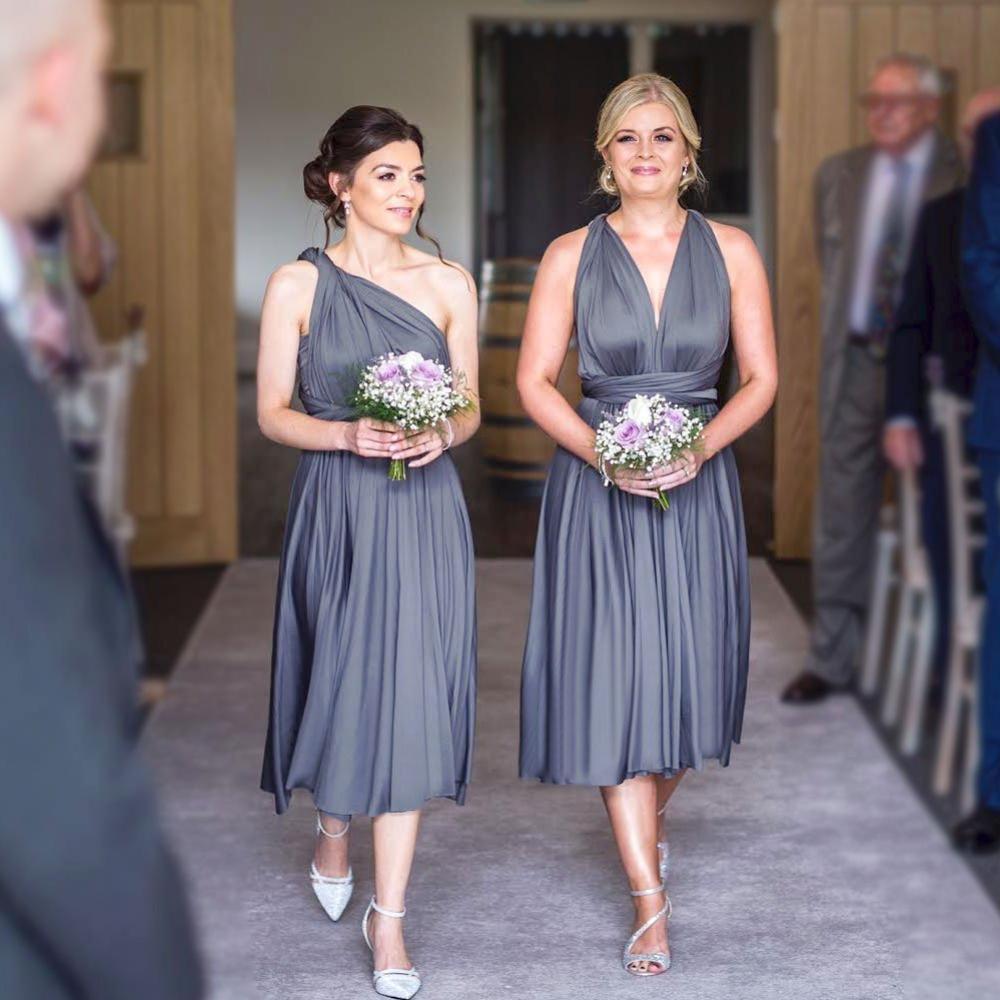 Slate Grey Maxi Infinity Dress