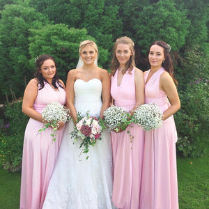 Sweet Pink Maxi Infinity Dress