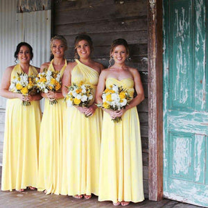 Yellow Maxi Infinity Dress